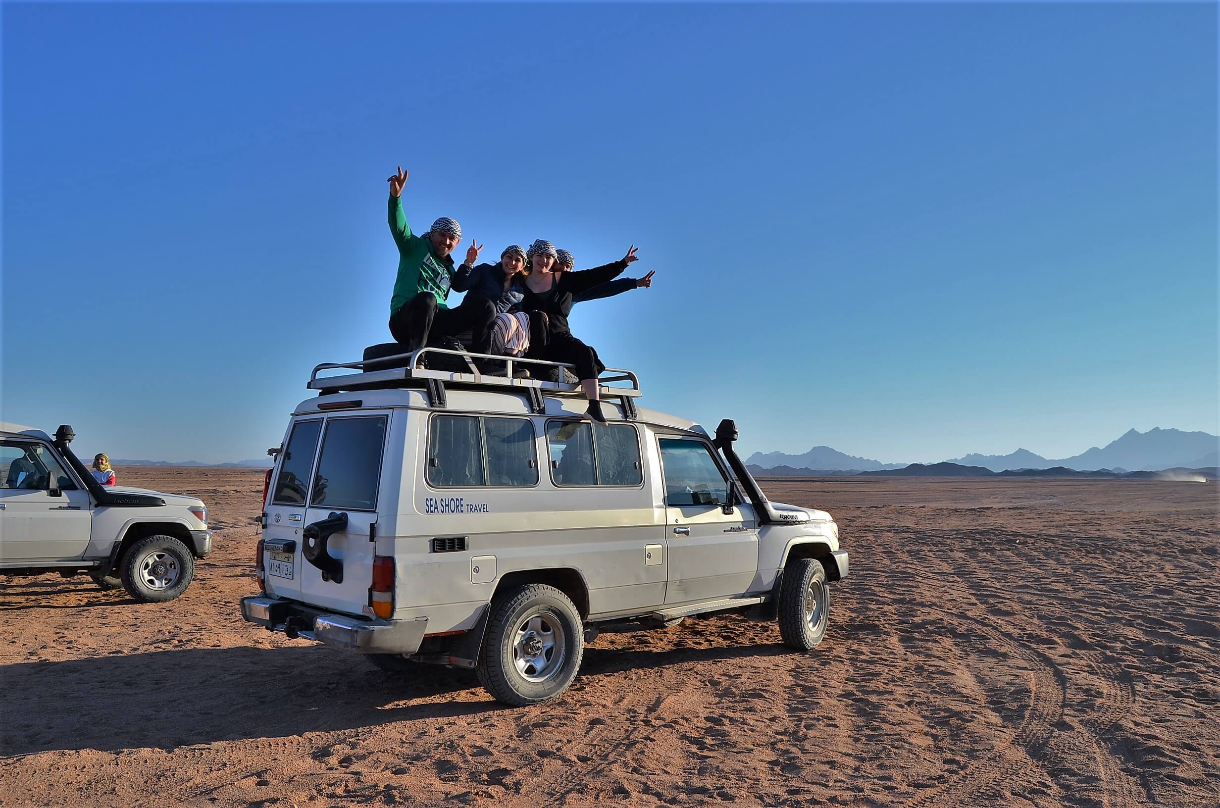el gouna reiten Kamel Jeep Safari