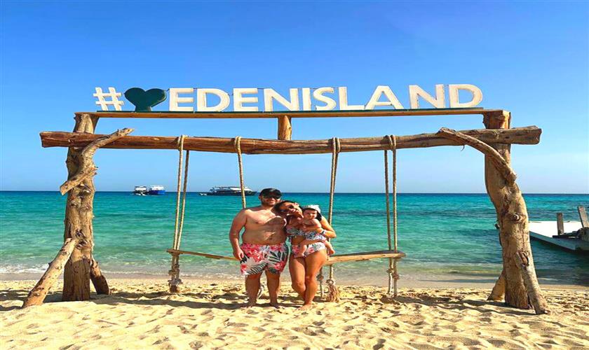hurghada schnorcheln Ausflug nach Eden Island mit Mittagessen
