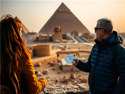 Ägypten Pyramiden QR online Eintrittskarten 