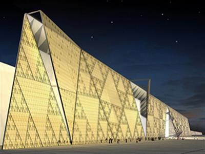 Private Tour nach Großes Ägyptisches Museum in Giza und Pyramiden 
